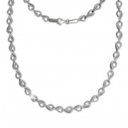 SilberDream Collier Dream Zirkonia weiß 925er Silber 45cm Kette SDK4809W