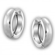 SilberDream Creole Glanz 14mm 925 Sterling Silber Ohrring SDO4300J