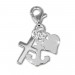 Silberdream SilberDream Charm Anker, Herz, Kreuz Armband Anhänger 925 FC506