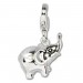 Silberdream SilberDream Charm Elefant 925 Silber Armband Anhänger FC641