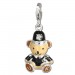 Silberdream SilberDream Charm Teddybär Bobby 925 Silber Armband Anhänger FC680