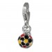 Silberdream SilberDream 925 Silber Charm Fußball Armband Anhänger FC706