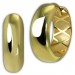 Silberdream GoldDream Creole Glanz 16mm Ohrring 333er Gelbgold Echtschmuck GDO5673Y