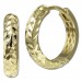 Silberdream GoldDream Creole Cut 18mm Ohrring 333er Gelbgold Echtschmuck GDO5692Y