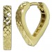 Silberdream GoldDream Creole Heart 15mm Ohrring 333er Gelbgold Echtschmuck GDO5695Y