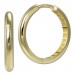 Silberdream GoldDream Creole Shine 20mm Ohrring 333er Gelbgold Echtschmuck GDO5699Y