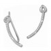 Silberdream SilberDream Ear Cuff Herz Ohrringe Ohrklemme 925 Sterling Silber GSO458W