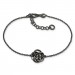 Silberdream SilberDream Armband Knoten 925 Silber geschwärzt Damen 18cm - 21cm SDA1128S