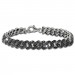 Silberdream SilberDream Armband Glamour 925 Silber Zirkonia schwarz 18,5cm Damen SDA467S