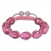 Silberdream SilberDream Shamballa Armband Totenkopf Zirkonia rosa SDA920