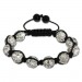 Silberdream SilberDream Shamballa Armband Zirkonia weiß 10 Kugeln SDA922