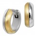 Silberdream SilberDream Creole Two Tone gold silber 1,3cm 925 Sterling Silber Damen SDO4418T