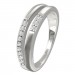 Silberdream SilberDream Ring Double Zirkonia weiß Gr.56 aus 925er Silber SDR416W56