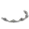 Armleon Damen-Armband Designkette Kugel 925 Silber ohne Verschluss ARD001J