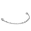 Armleon Damen-Armband Designkette Kugelkette 925er ohne Verschluss ARD003J