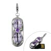 SilberDream USB Speicher Charm Stick 4GB lila Charms Schleife AV13V