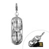 SilberDream USB Speicher Charm Stick 8GB wei Charms Schleife AV13W