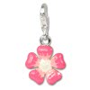 SilberDream Charm Blume rosa Armband Anhnger 925 Silber FC3136