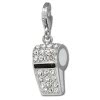 SilberDream Charm Pfeife Zirkonia 925 Silber Armband Anhnger FC648