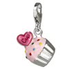 SilberDream Charm Kuchen Cupcake 925 Silber Armband Anhnger FC679