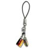 SilberDream Silber Charm Handy Strap Anhnger mit Fan Rabatt FCA035