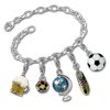 SilberDream Armband 925 Silber Charmsset Fuballfieber Anhnger FCA042