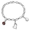 SilberDream Charm Set Liebe 925er Silber Armband Anhnger FCA300