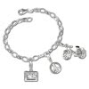 SilberDream Charm Set Urlaub 925er Silber Armband Anhnger FCA312