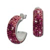 SilberDream Glitzer Creole fuchsia Preciosa Zirkonia 925 Silber GSO008