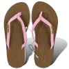 Robin Ruth Ostsee Zehentrenner Canvas rosa Flip Strandschuh Gr. 36-37 HZG210AS