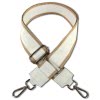 Florence Damen Boho-Gurt Canvas Leder wei beige OGF001JW