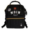 Robin Ruth Rucksack Baumwolle schwarz wei ORG111S