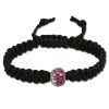 SilberDream Shamballa Armband Kugel lila Zirkonia 925 Sterling Silber SDA034L