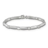 SilberDream Armband matt Zirkonia wei 925er Silber 18,8cm Damen SDA447W