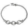 SilberDream Armband Ovale Zirkonia wei 925er Silber 19cm Damen SDA4811W