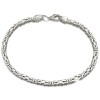 SilberDream Knigsarmband 3mm 925 Sterling Silber Armband Unisex 21cm SDAK0031J