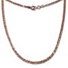 SilberDream Collier Kette gedreht rose vergoldet 925 Silber Damen 45cm SDK21845E