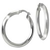 SilberDream Creole Hoop 925 Sterling Silber Damen Ohrringe SDO4461J