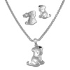 Teenie-Weenie Kinder Schmuck Set Hndchen Kette und Ohrringe 925er SDS49103